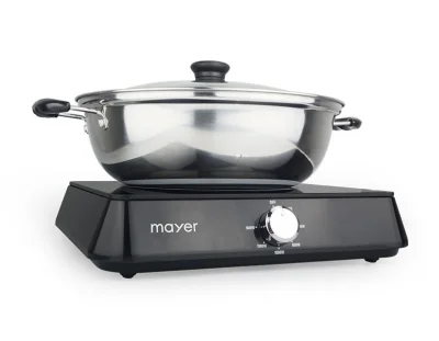 Mayer Induction Cooker with Stainless Steel Pot MMIC1619 (Black)