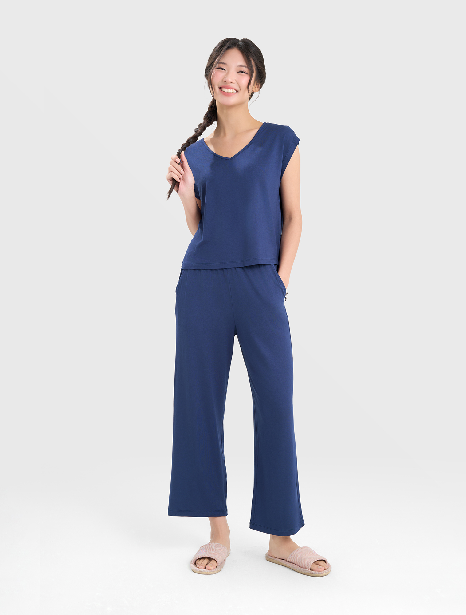 [CHỈ 5.11 VOUCHER TỚI 500K] Bộ mặc nhà nữ CANIFA 6LS25S008