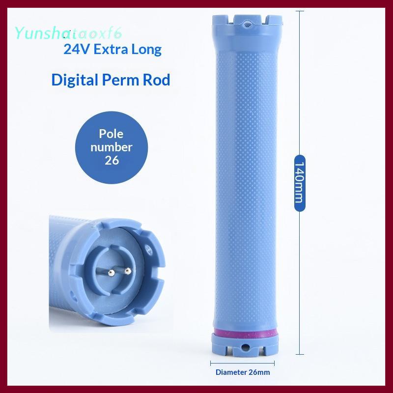 yunshataoxf 140Mm 24V Kỹ Thuật Số Tóc Hot Perm Que Điện Nước Nóng Dụng Cụ uốn Thanh Con Lăn Tóc Sóng Salon Cắt Tóc Curling Xoắn Ốc Công Cụ Tạo Kiểu - 3