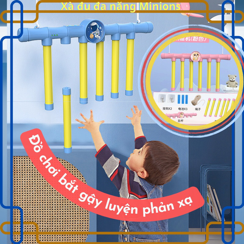 Bộ đồ chơi bắt gậy luyện phản xạ nhanh cho bé - trò chơi Teambuilding