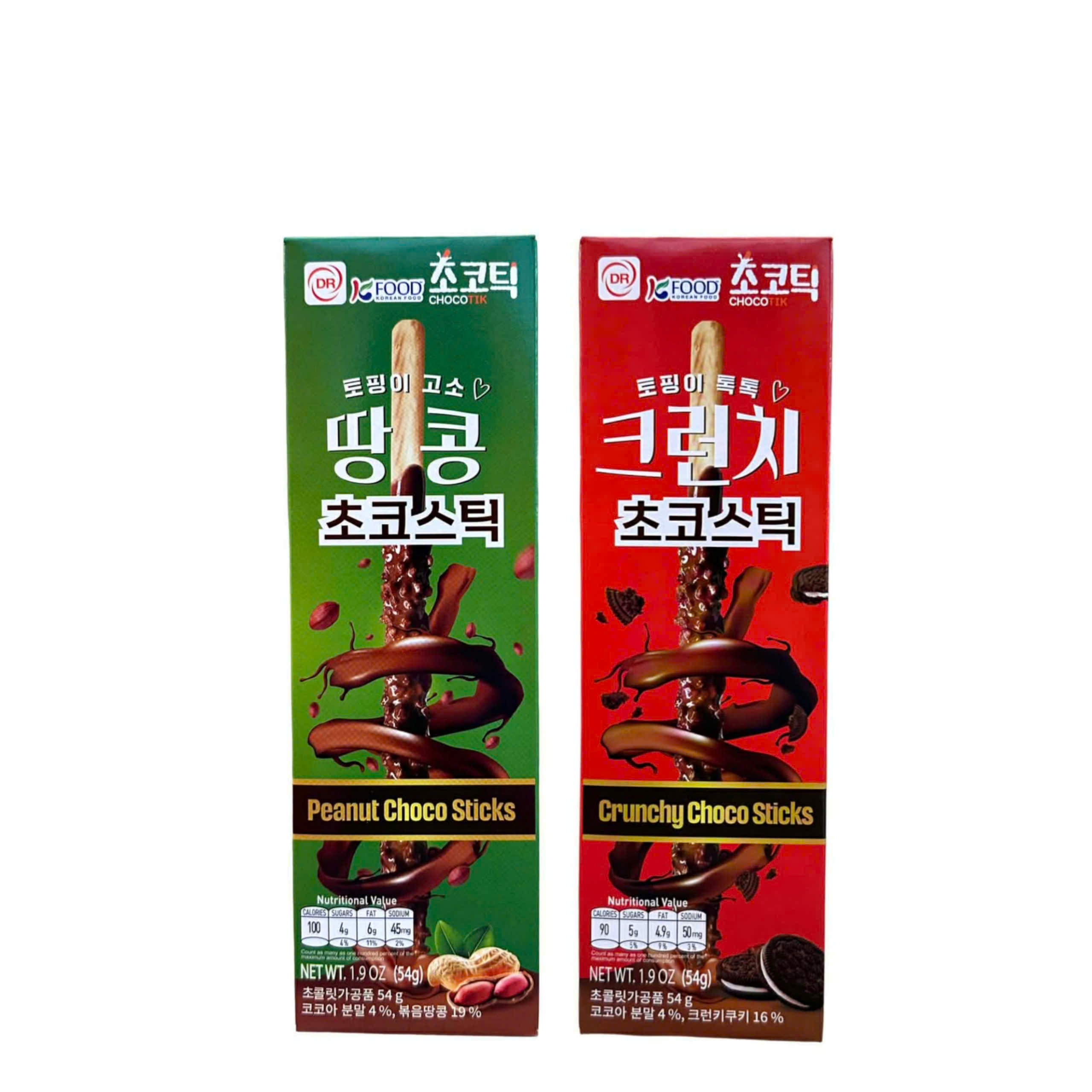 Bánh que Choco Sticks đậu phộng và Oreo 54g