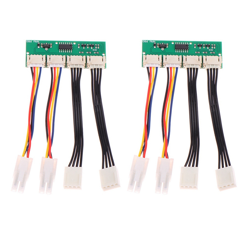 Fan Spoofer 12V 4-In-1 Square 4Pin Fan Simulator for Bitmain Antminer Fan Speed Simulator Module