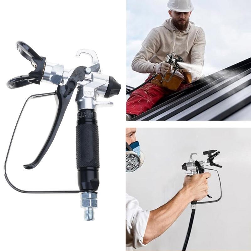 Áp lực cao không có không khí súng phun đảo ngược vòi phun Ergonomic thiết kế chống rò rỉ xây dựng cho cải tạo nhà