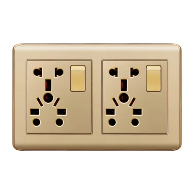 Economical New Type Universal Electrical Fittings Socket Switch Plug Outlet Wall