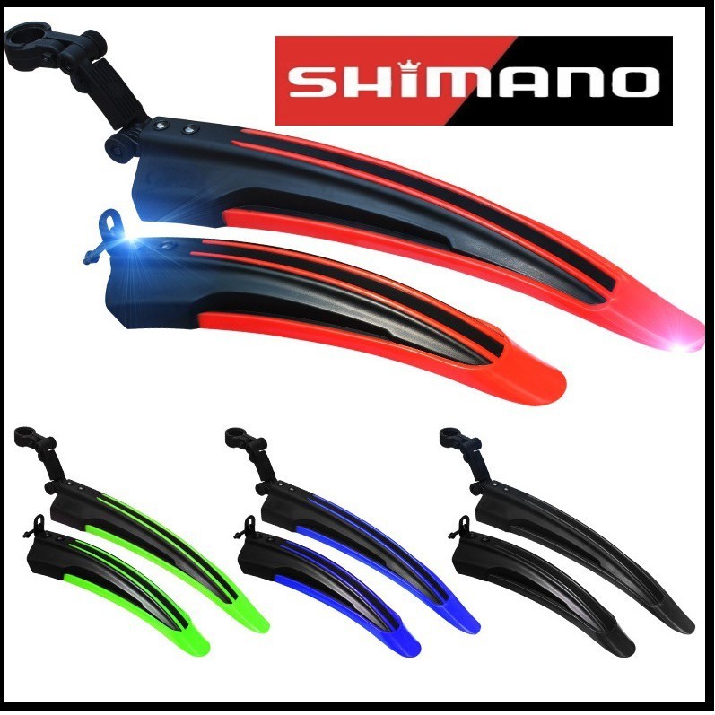 2 Dè Chắn Bùn Cho Cả Bánh Trước Và Bánh Sau Xe Đạp Leo Núi 4 Sọc Màu