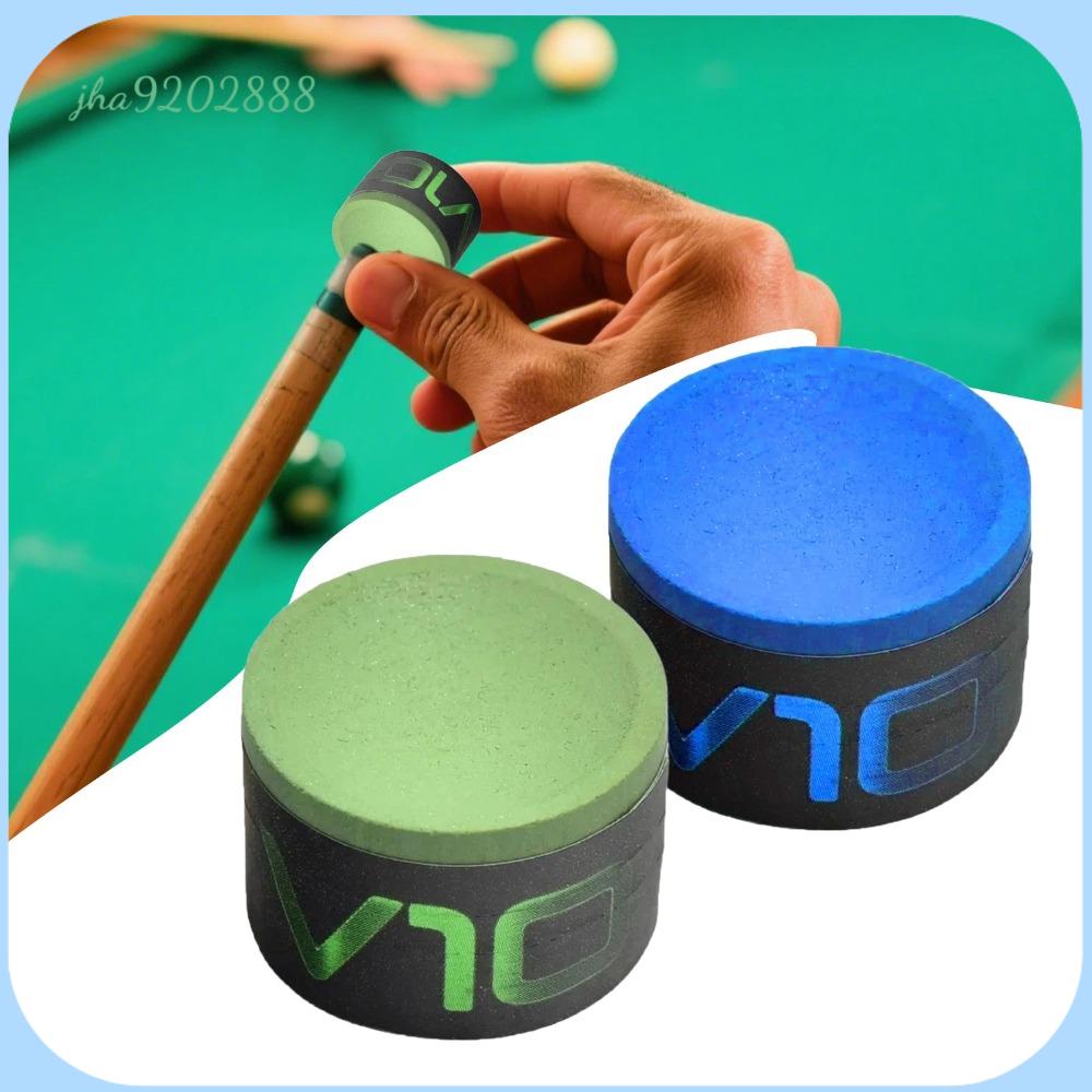 JHA9202888 Tròn Phấn bi-a Taom V10 Xanh lam/Xanh lục Chuyên nghiệp Phấn bi-a xanh Bền bỉ Mềm mại Phấn bi-a Phụ kiện bi-a