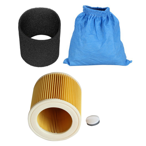 Textile Filter Bags Wet and Dry Foam Filter HEPA Filter for Karcher MV1 WD1 WD2 WD3 Vacuum Cleaner Vacuum Cleaner Parts