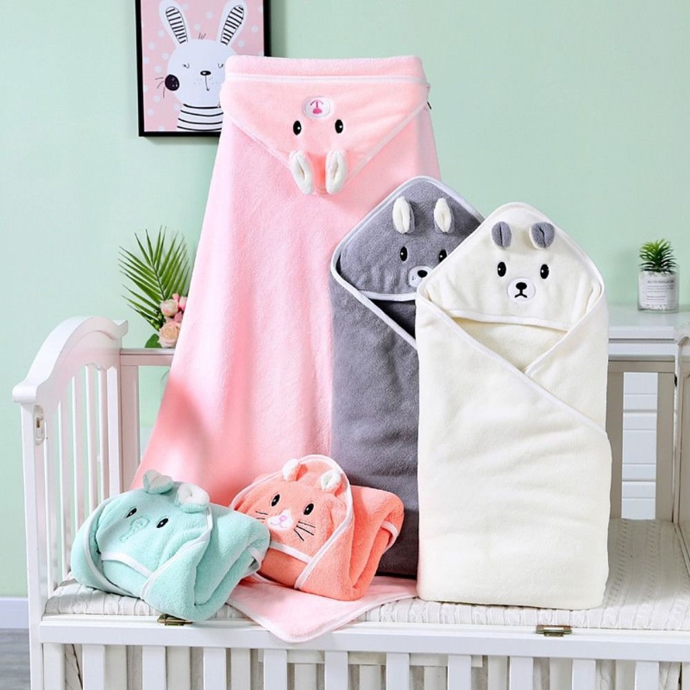 KELANSI Cute Comfortable Animal Rabbit Super Soft Bathrobe Infant Cartoon