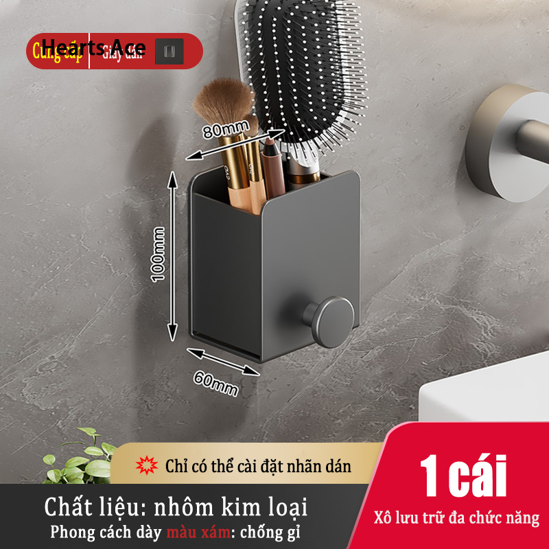 Meidou bathroom holder, diamond free comb holder, toothpaste holder, wall mounted toothbrush holder ราคา 137 บาท*ส่งฟรี