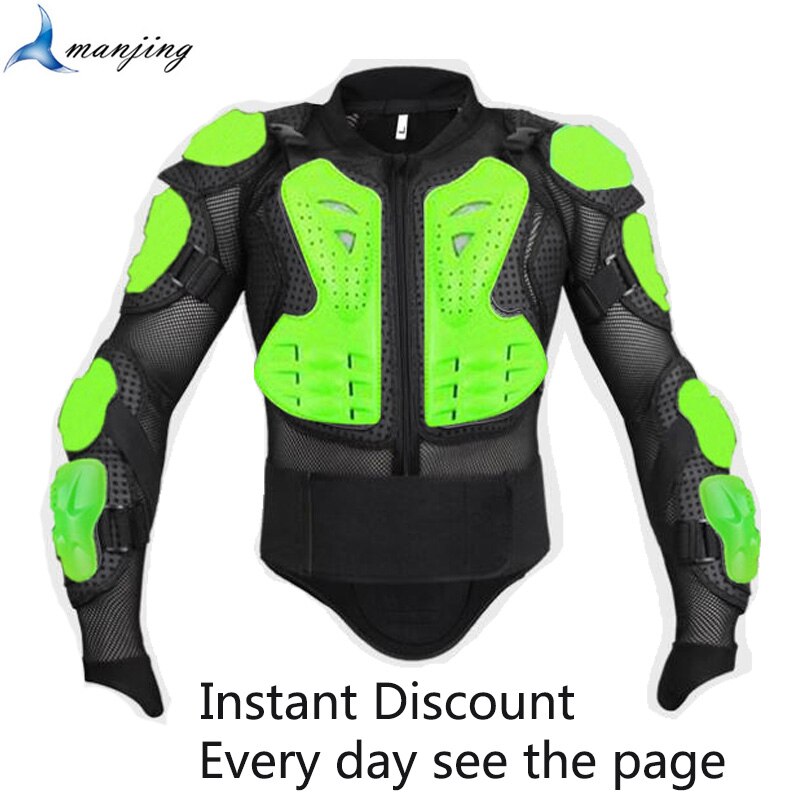 Xe Máy áo giáp toàn thân Áo Khoác xe Motocross ATV Bụi Bẩn Xe Đạp Off Road cưỡi ngựa trượt băng Trượt Tuyết dụng cụ bảo hộ khi chơi thể thao Biker Quần Áo