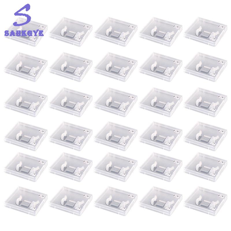 greatbuy666-Transparent Clear Dustproof USB Flash Drive Box 30pcs Protective Storage Case for Memory Sticks ราคา 1,830 บาท*ส่งฟรี