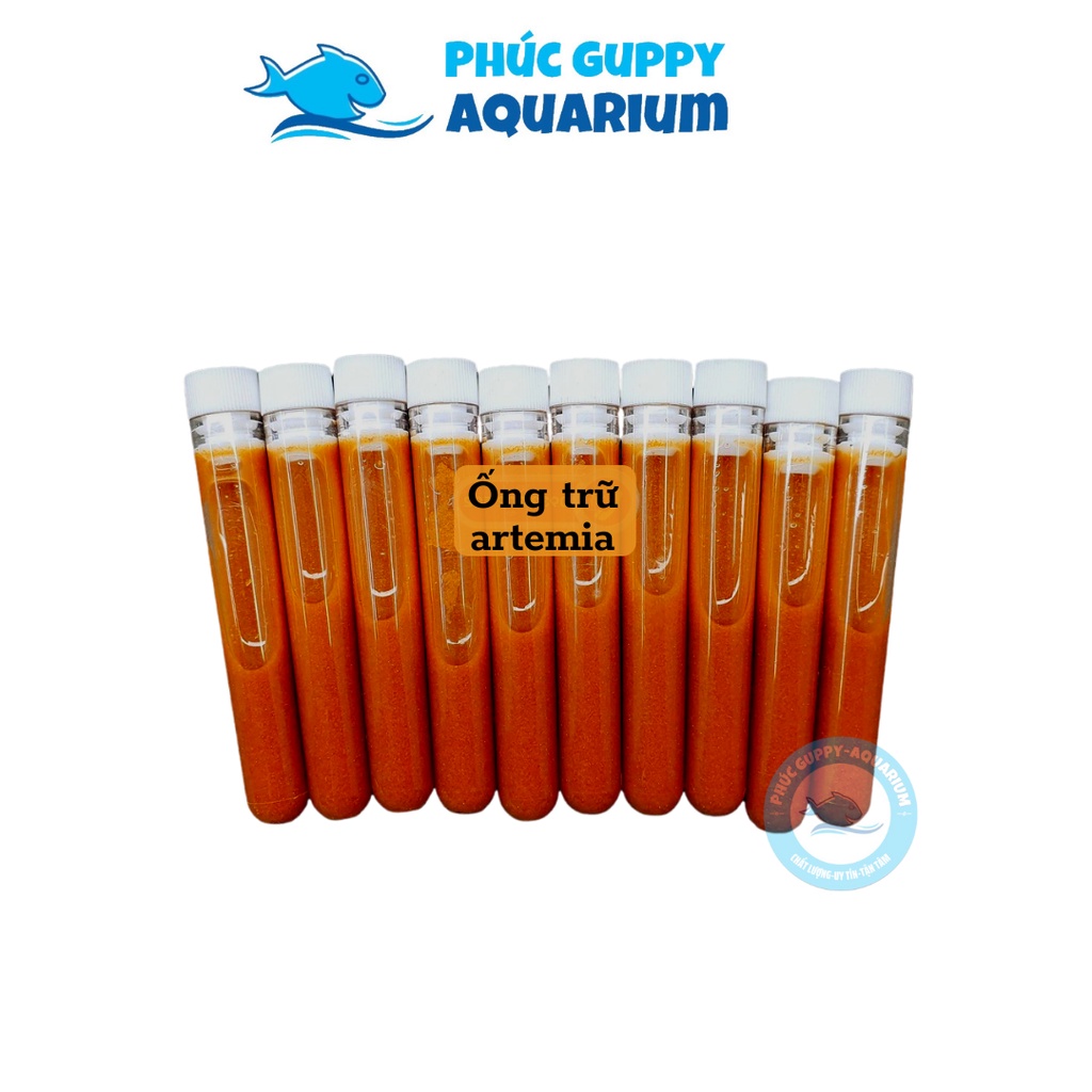 Ống nhựa rỗng trữ artemia 5ml | ống nghiệm nhựa nắp trắng trữ artemia, bobo 5ml