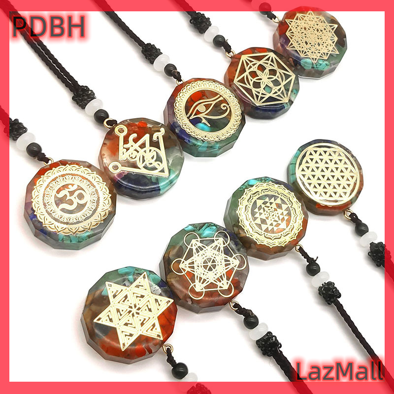 Naturesupplies Shungite Pendant Circle 5cm Necklace, Rich In Fullerenes - Foto 5