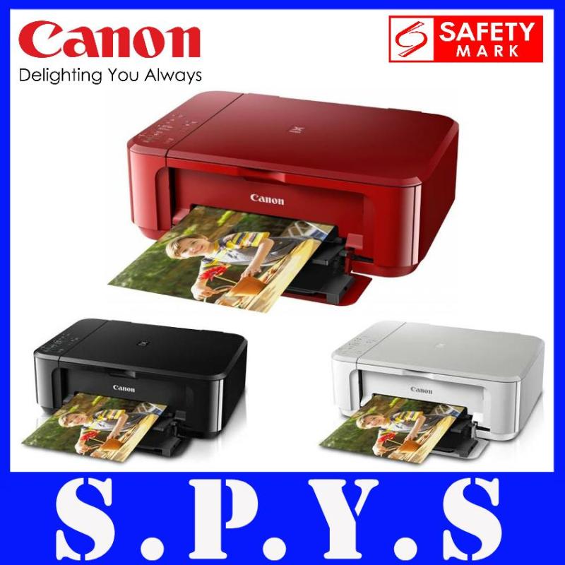 Canon MG3670 Multi Function Printer. Auto Duplex Printing. Copy / Scan / Color Print / Mono Print. Available in 3 colors. Safety Mark Approved. 1 Year Warranty. Original SG Product. Singapore