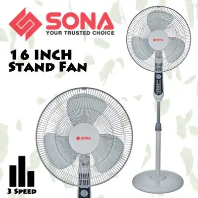 Sona 16 Inch Stand Fan - S11 (2 Years Warranty)