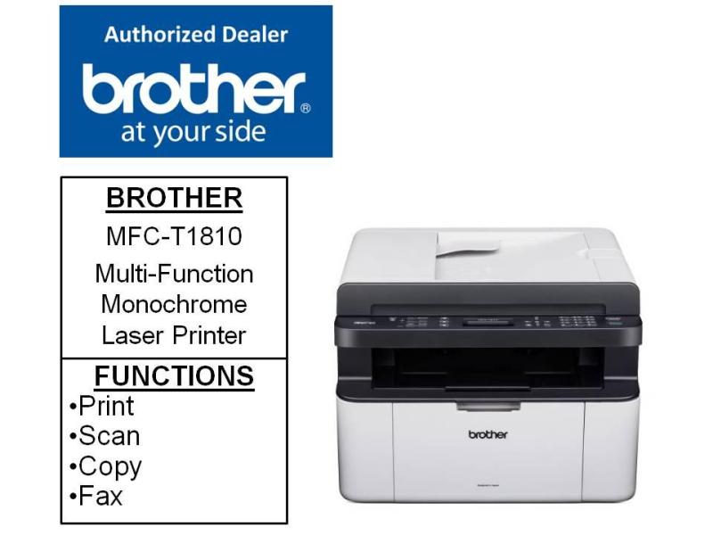 Brother MFC-1810 4-In-1 Multi-Function Monochrome Laser Printer MFC1810 MFC 1810 Singapore