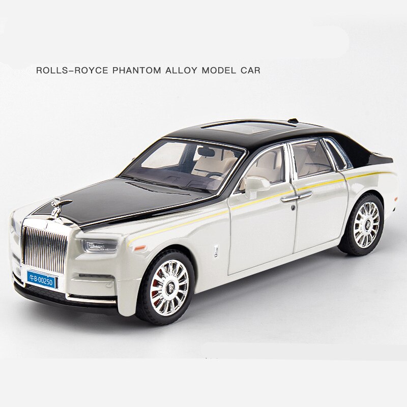1/18 Cuộn Royce Phantom xe hợp kim Mô Hình Diecast & xe đồ chơi ô tô kim loại Bộ sưu tập mô hình Mô Phỏng Âm Thanh Ánh Sáng Trẻ Em Quà Tặng