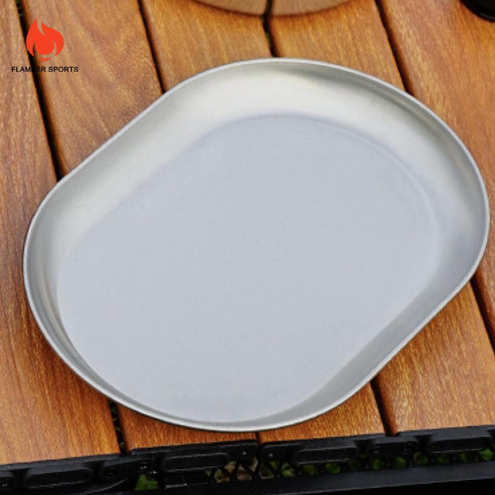 Ngoài trời Flameer cắm trại tấm ăn tối ngoài trời tấm đĩa nấu ăn đồ ăn để sử dụng nhà