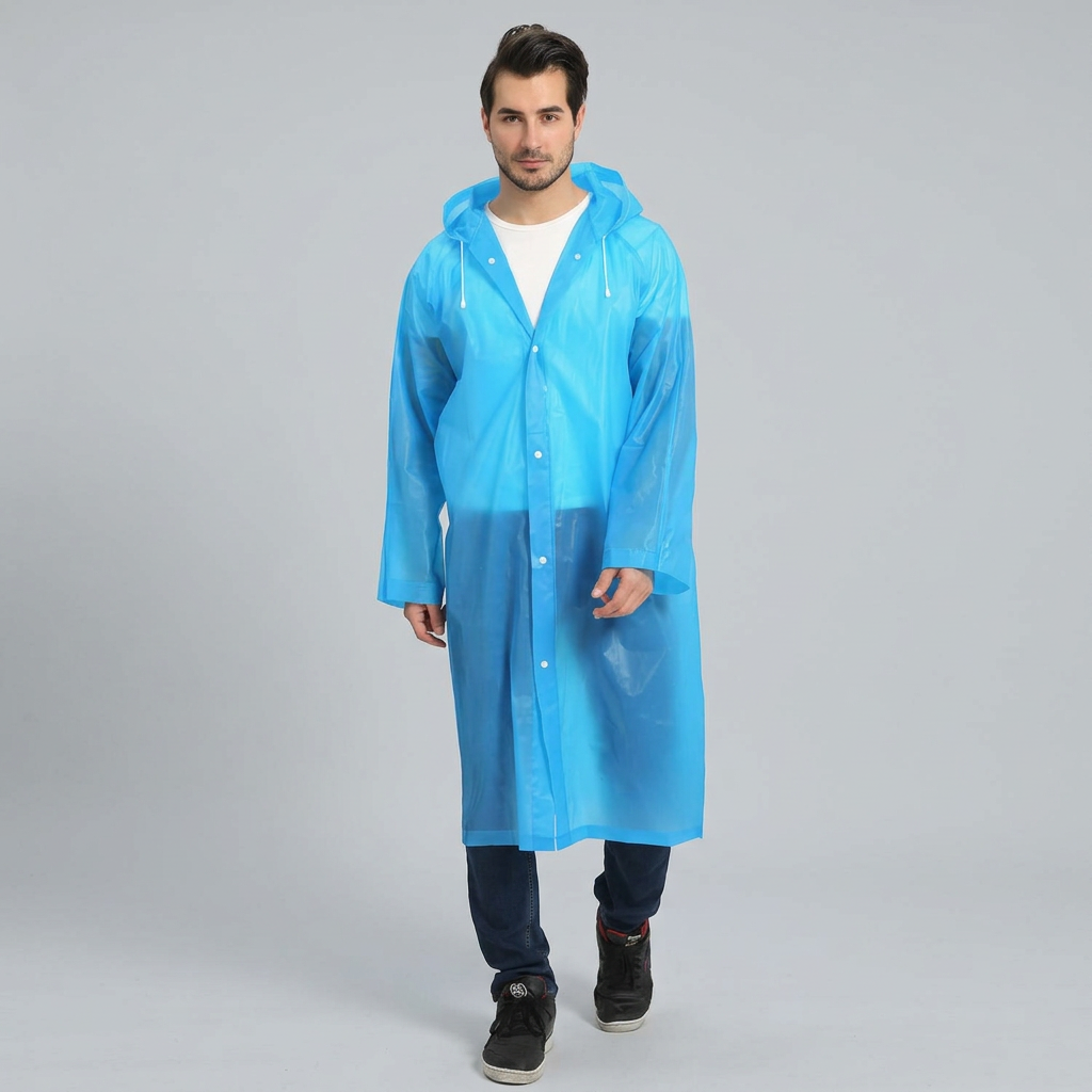 Reusable Raincoats for Adults, Opret Rain Ponchos with Hood and Sleeves Lightweight Waterproof Rain Coat for Men and Women