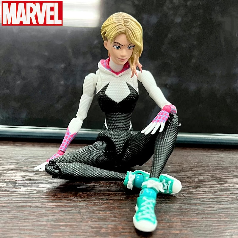 new Shf Spider-Man Across The Spiderverse Miles Morales Action Figure Pvc Collectible Model 15cm Marvel Ct Spiderman Toys Figurine hot