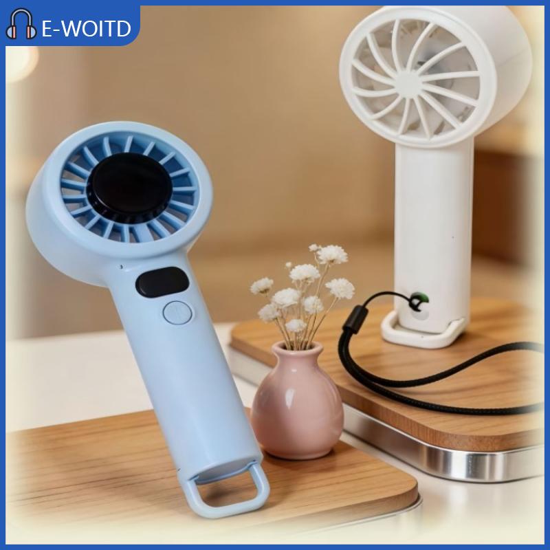【E-WOITD】 พัดลมขนาดเล็กชาร์จไฟได้ USB ขนาดกะทัดรัดและน้ำหนักเบาสำหรับใช้ในสำนักงาน ราคา 70 บาท*ส่งฟรี