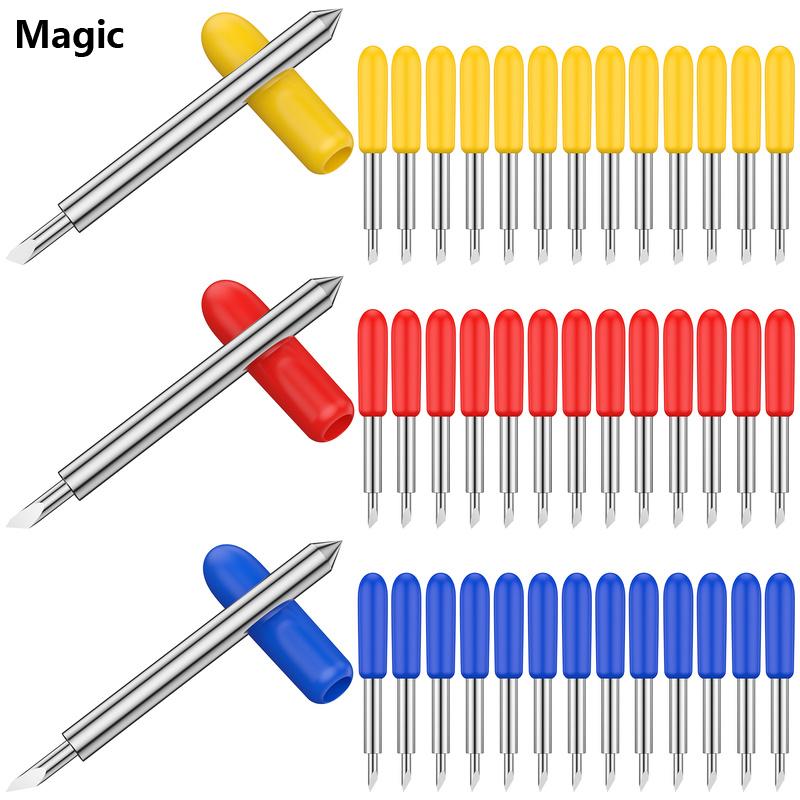 81pcs Lettering Blade thay thế thiết lập tương thích với khám phá không khí 2 Carbide 30 ° điểm tốt lưỡi điểm tốt mòn 30 ° điểm tốt lưỡi Ma Thuật