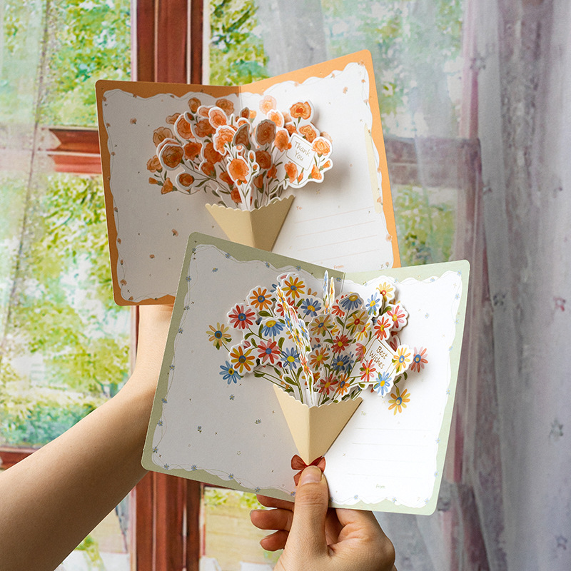 Thiệp chúc mừng và lời chúc phúc của giáo viên, LỜI THÚ nhận 3D thiệp chúc mừng thẻ nhỏ viết tay
