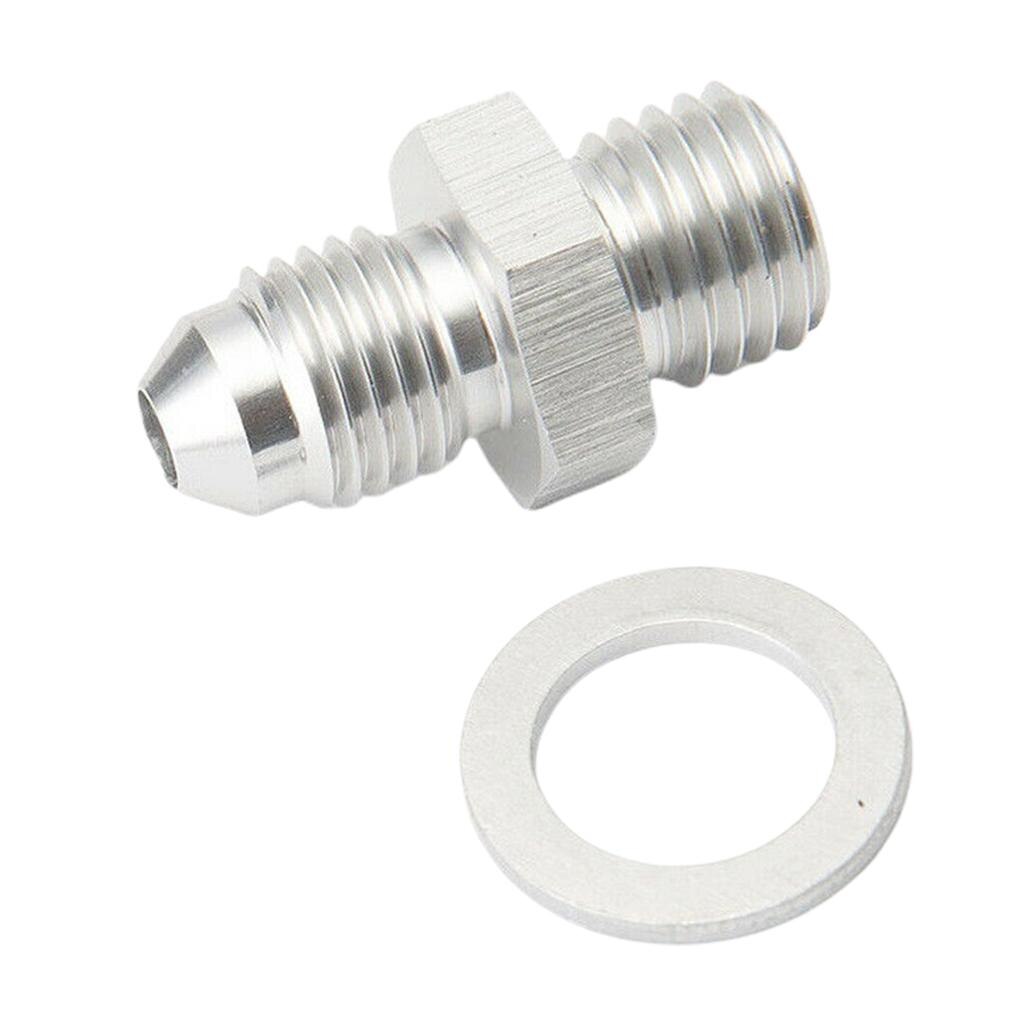 M12x1.5 4 Oil Feed Adapter 1.5mm Restrictor for Turbo