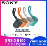 Loa không dây di động Sony SRS-XB100 Chính hãng | xb100 | Bluetooth | 16 giờ | siêu trầm
