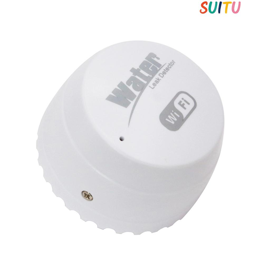 SUITU Flexible Response WiFi Water Leak Detector Leak Alarm Max.95%RH Humidity ราคา 557 บาท*ส่งฟรี