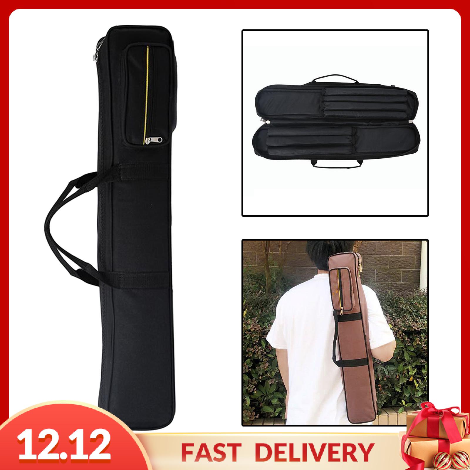 Pezhong Billiards Pool Cue Case 1/2 Jointed Cue Cases Anti Scratch Pool Cue Pouch
