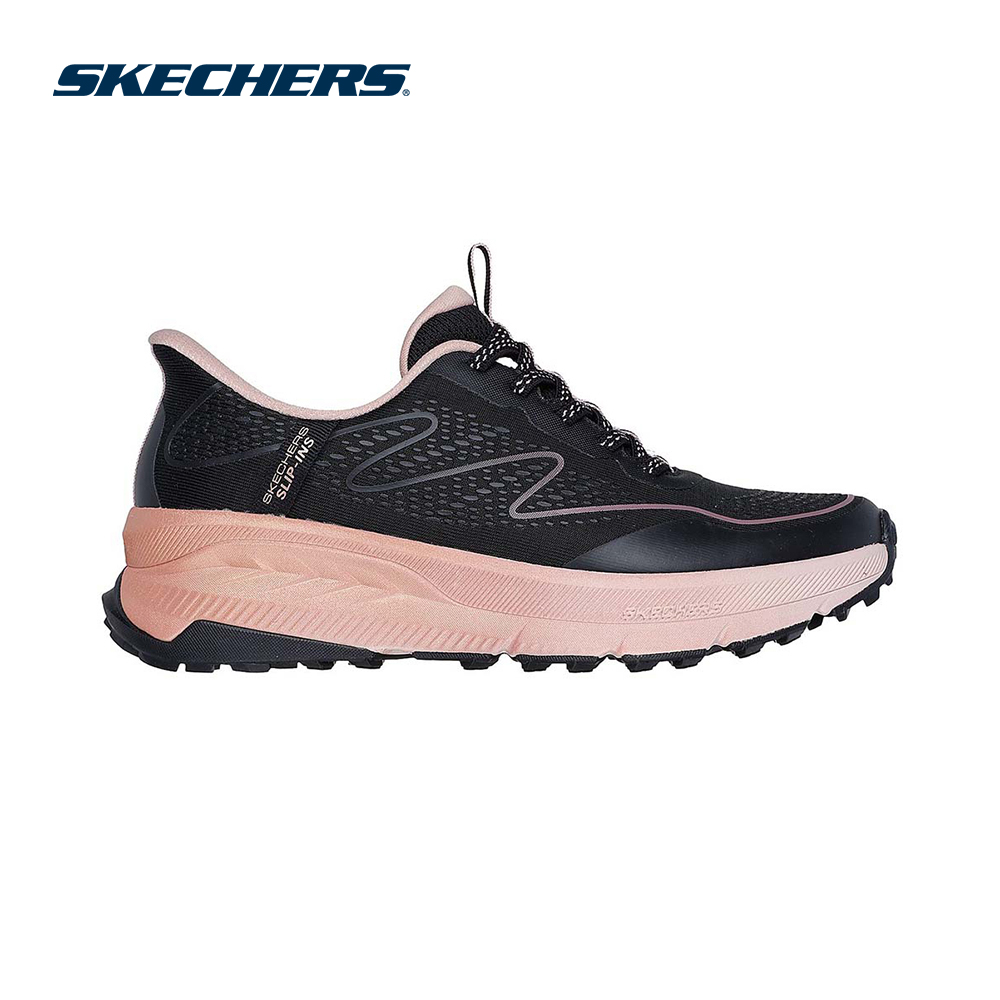 Giày Thể Thao Nữ Skechers Slip-ins Outdoor Switch Back Mist Địa Hình - 180157-BKPK Air-Cooled Memory Foam