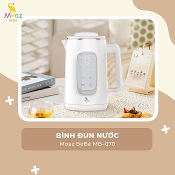 Bình đun nước thông minh pha sữa giữ nhiệt 24h Moaz MB070 - bảo hành 12 tháng 1 đổi 1