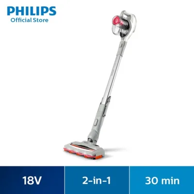 PHILIPS Cordless Stick Vacuum Cleaner SpeedPro - 180° suction nozzle, 2-in-1: vacuum & handheld - FC6723/01