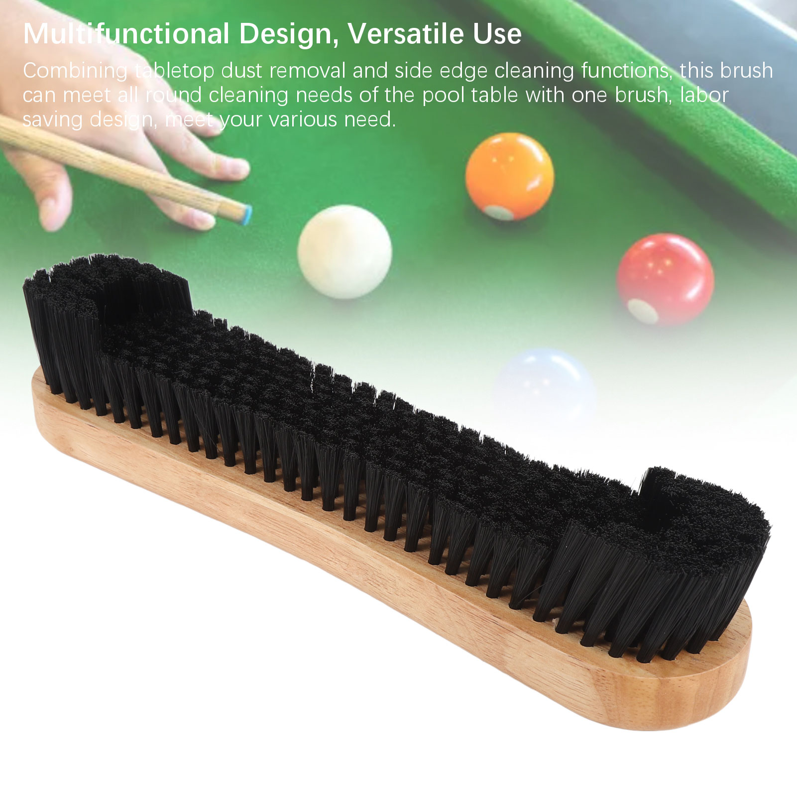 Bàn bi-da bàn chải quét bụi Ergonomic 12 inch bida phụ kiện bàn bi-da bàn chải dễ nắm cho bi-a hội trường