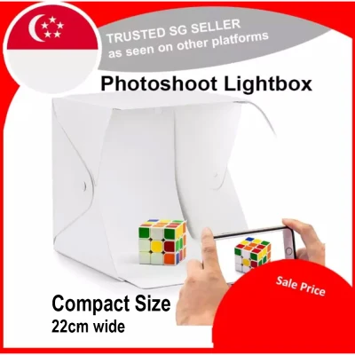 Photography light box mini studio LIGHTROOM Photo Studio Box Woody studio Simple LED light box [Singapore Local Distributor]