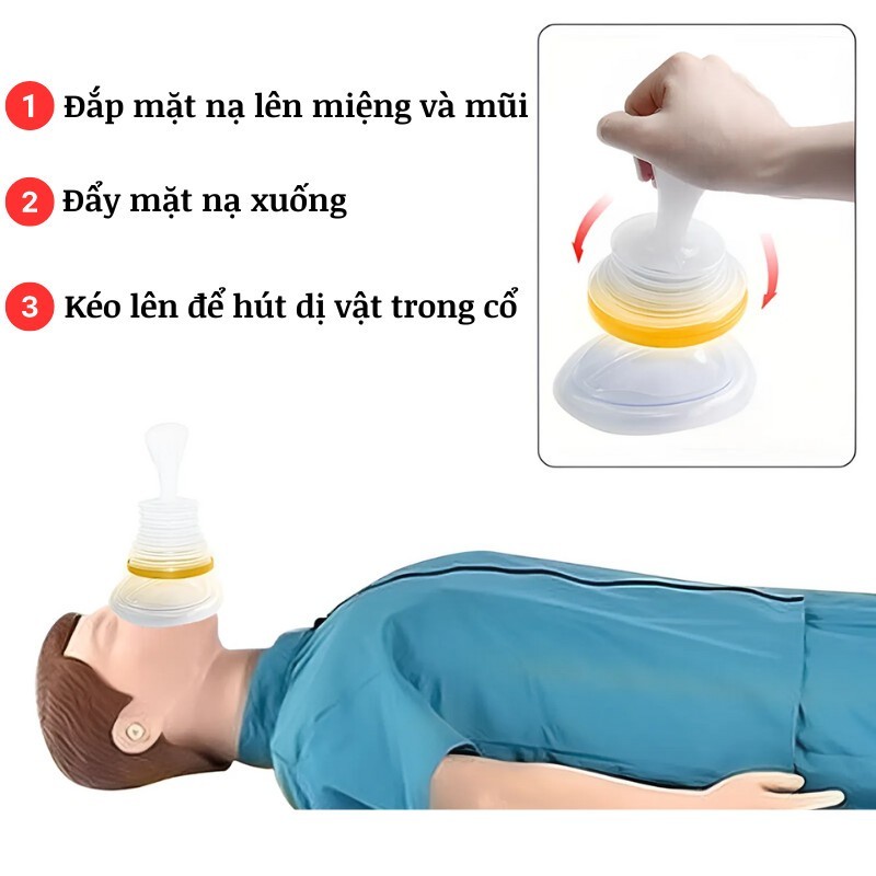 Dụng cụ hút dị vật Mắc Cổ Họng Dành Bé Và Người Lớn - Dụng Cụ Chống Hóc - Thiết Bị Chống Ngạt Cứu Hộ Khẩn Cấp -