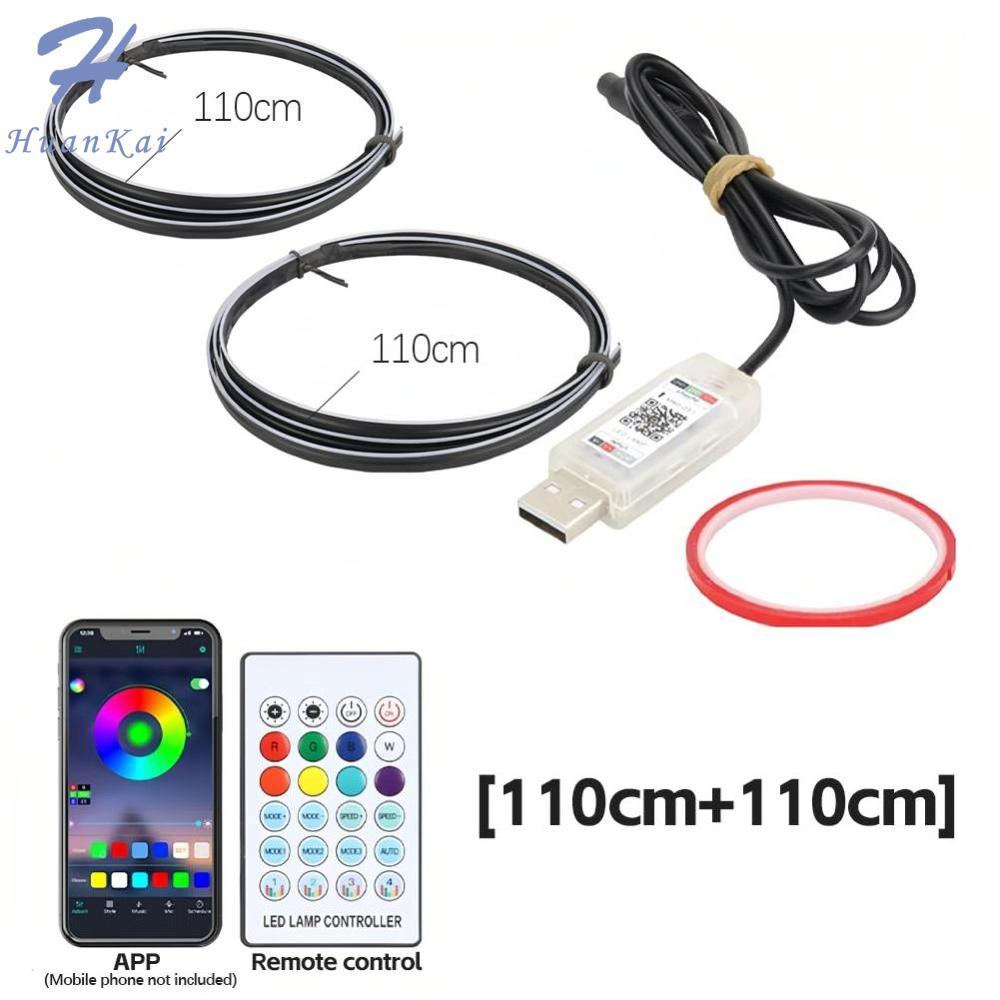 Hk 110cm Xe môi trường xung quanh đèn USB ứng dụng điều khiển từ xa Led nội thất RGB giao hưởng bầu không khí đèn cho Tesla mô hình 3 Y S x