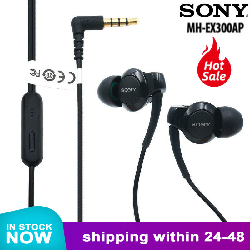 GENUINE SONY MH-EX300AP IN EAR STEREO EARPHONE EARSET DYNAMIC SOUND STRONG BASS CALL ANSWERING Singapore