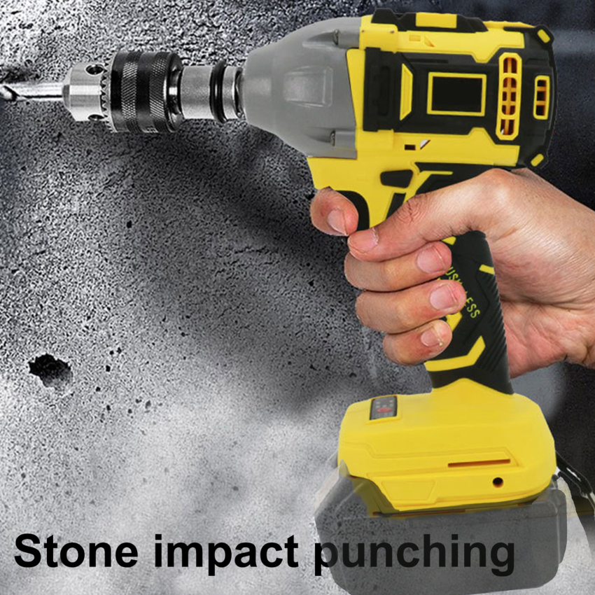 Electric Impact Wrench 460N.M High Torque 1/2 Socket Brushless Wrench Cordless Rechargeable Power Tools For Makiita 18V B/a/t/t/e/r/y/