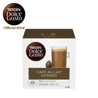 Nescafe Dolce Gusto Cafe Au Lait Intenso Milk Coffee Pods / Coffee Capsules 16 servings [Expiry Jul 2022]