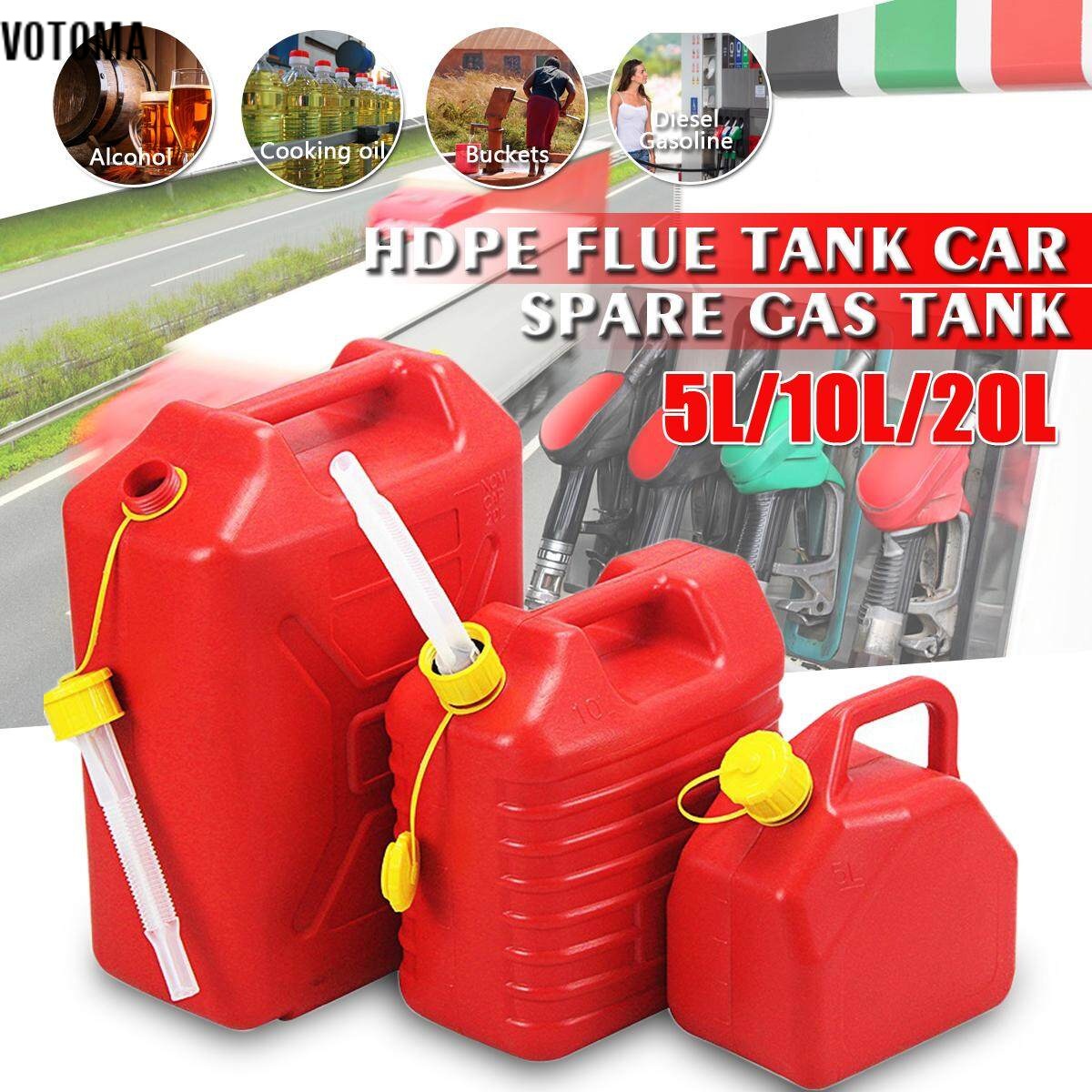 Kis818 bình xăng partol 5l/10l cho ô tô bình xăng nhựa đựng nhiên liệu có thể gắn bình xăng xe máy