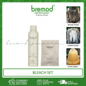 Bremod Premium Bleaching Set: Powder & Oxidizer for Hair Color