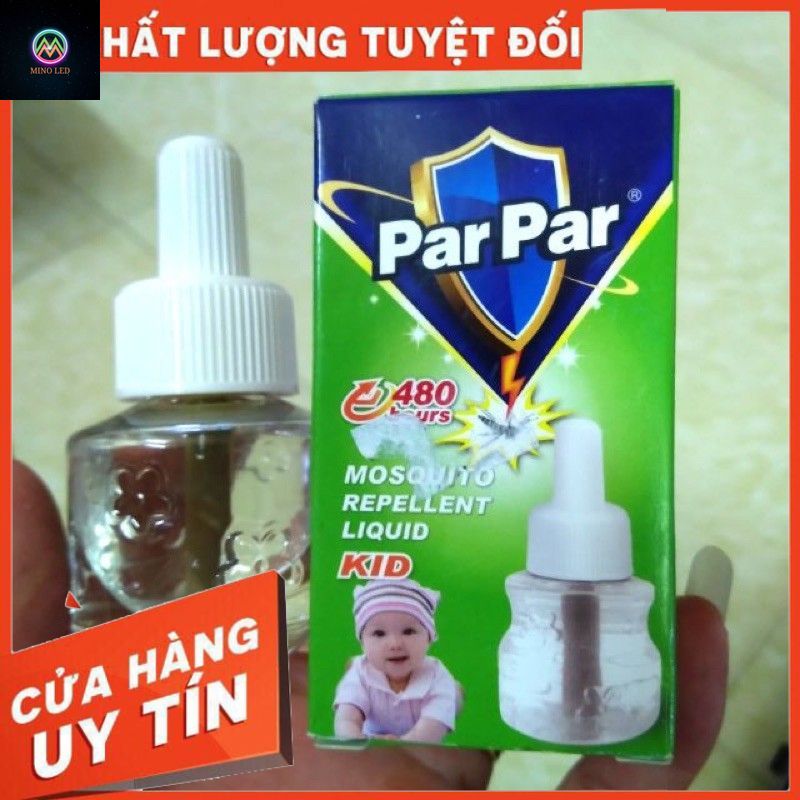 Combo 10 lọ tinh dầu đuổi muỗi parpar 480h