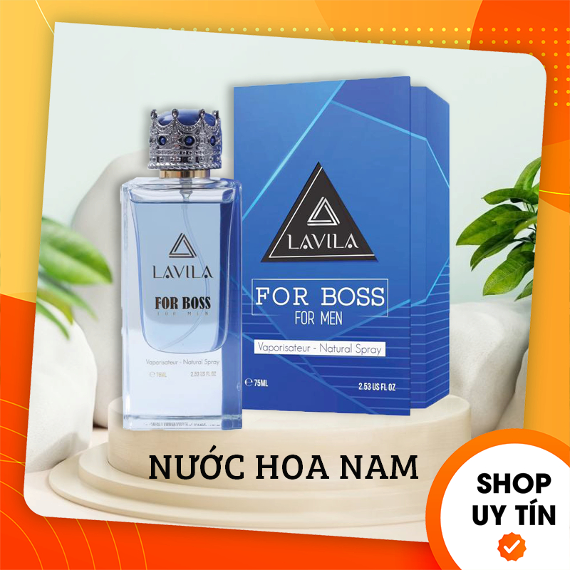 [Chính Hãng] Nước Hoa Nam For Boss Lavila 75ml - Nước Hoa Việt Dành Cho Người Việt