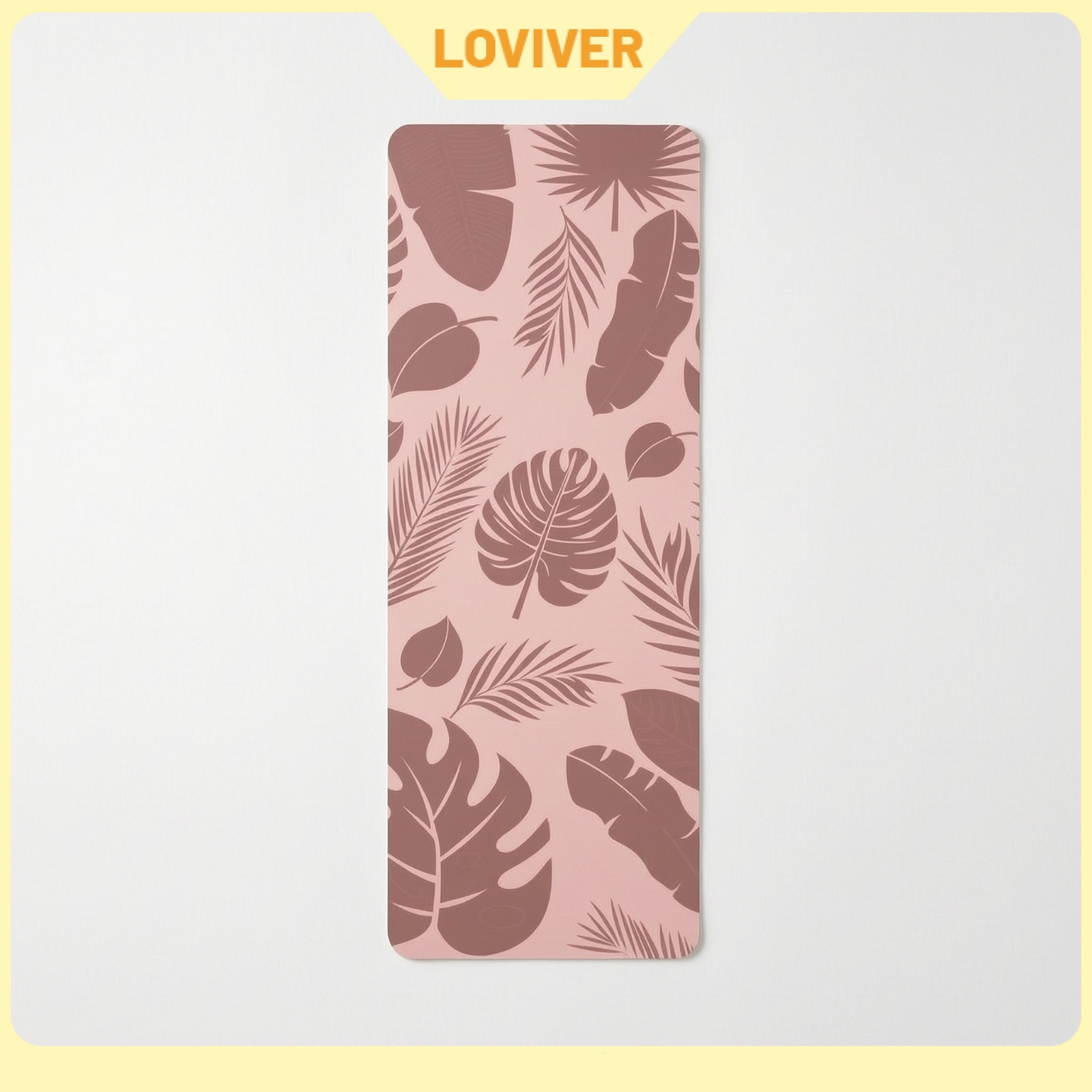 LOVIVER Non-Slip Exercise Mat with Leaf Print Printed Exercise Mat Cushioned Eco-Friendly for Yogis, Fitness Enthusiasts, Home Gym, Floor Workouts ราคา 10,917 บาท*ส่งฟรี