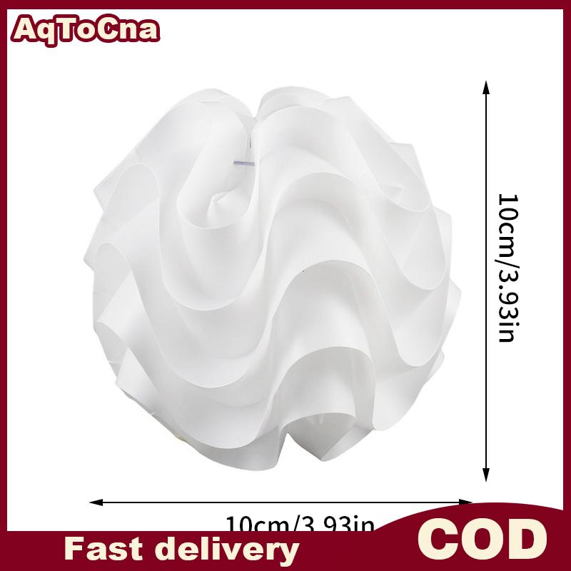 AqToCna PP Wave Ball Lampshade Petal Table Lamp Shade Light Durable Cover Design Lampshade Protector Household Chic
