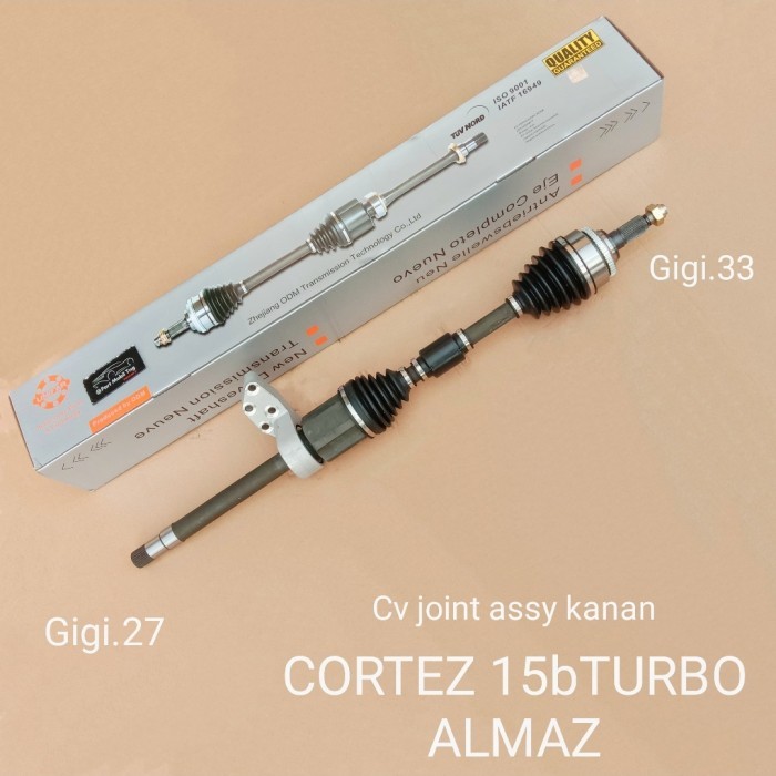 Cv Joint Join Assy As Roda Depan Drive Shaft Assy Wuling Almaz = Cortez 15 1500 Cvt Turbo Matic Kanan / Kiri Varian Harga 1,500,000 rupiah*Gratis Ongkir