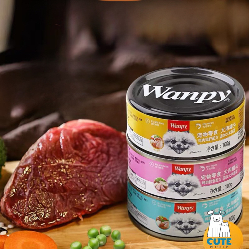 Pate Wanpy thức ăn cho chó hỗ trợ tăng cân bổ sung dinh dưỡng dạng mousse WP01 (100gr)