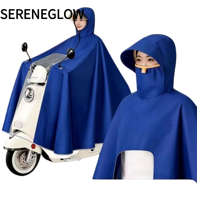 SERENEGLOW Extra Large Waterproof Rain Poncho for Electric Scooter Riders Full Body Protection Giá 118,000 Đồng*Miễn phí vận chuyển